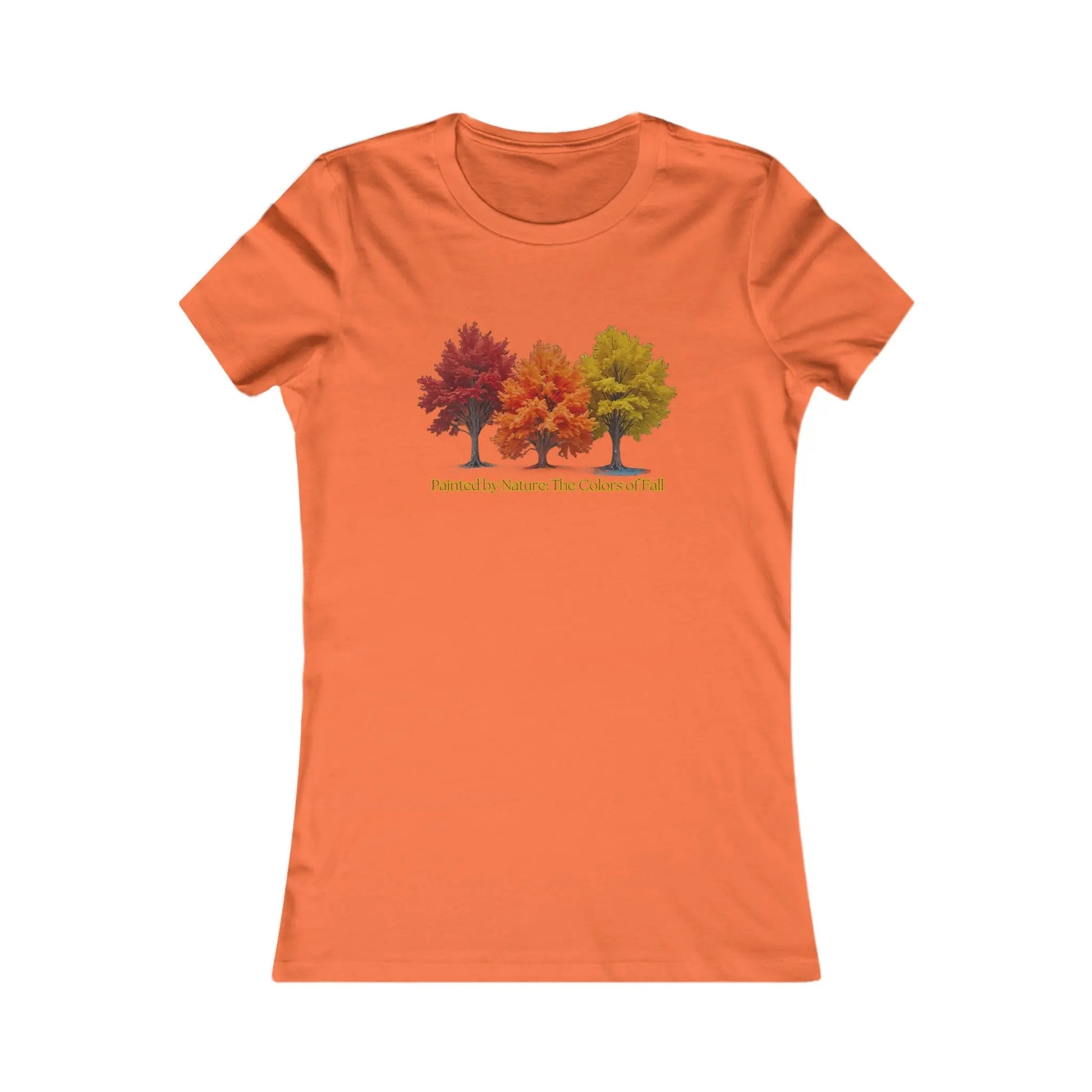 Orange / S Painted By Nature Women's Favorite Tee: Style Meets Comfort