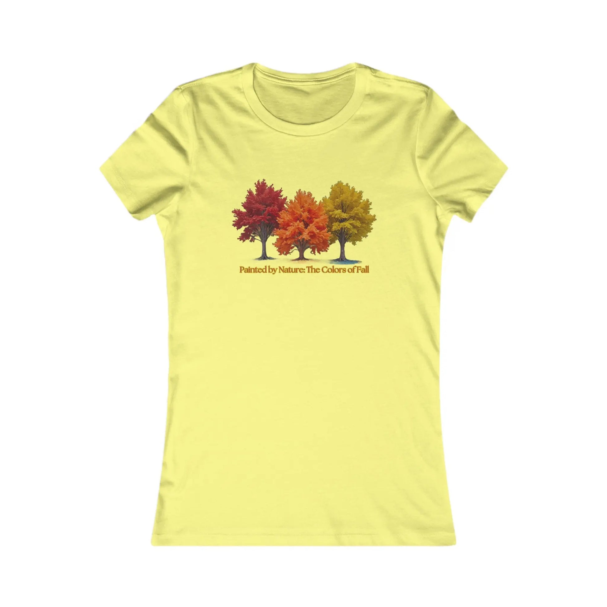 Yellow / S Painted By Nature Women's Favorite Tee: Style Meets Comfort