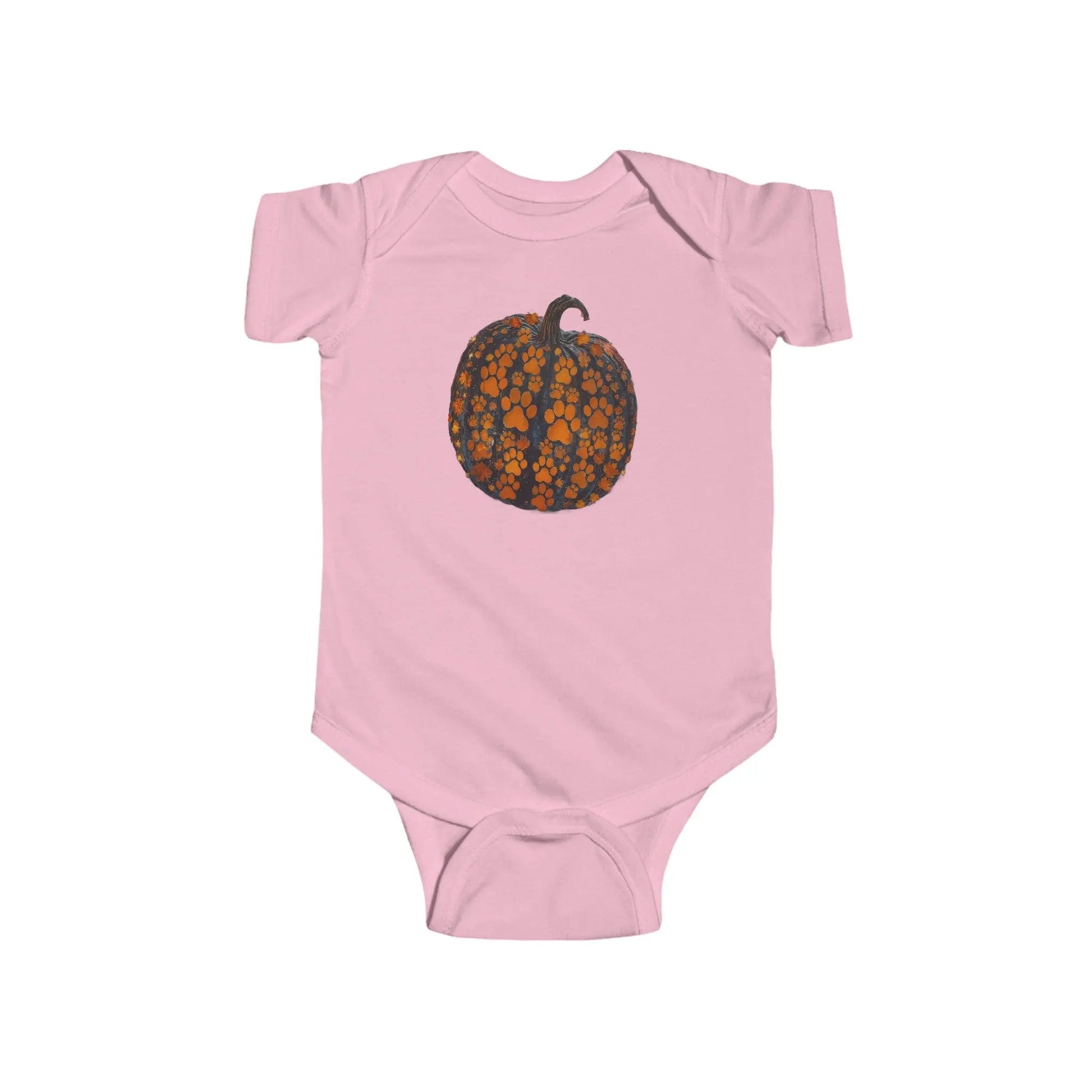 Pink / 6M Paw Pumpkin Infant Fine Jersey Bodysuit