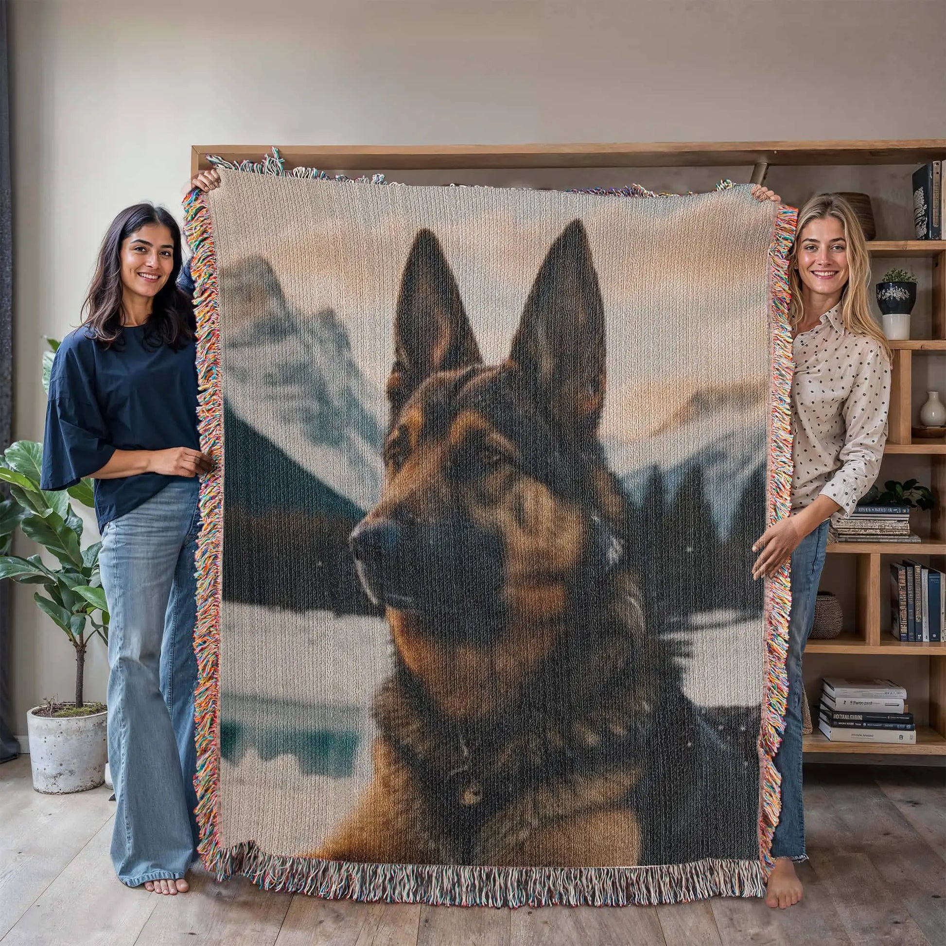 Personalized Photo Heirloom Blanket ShineOn Fulfillment
