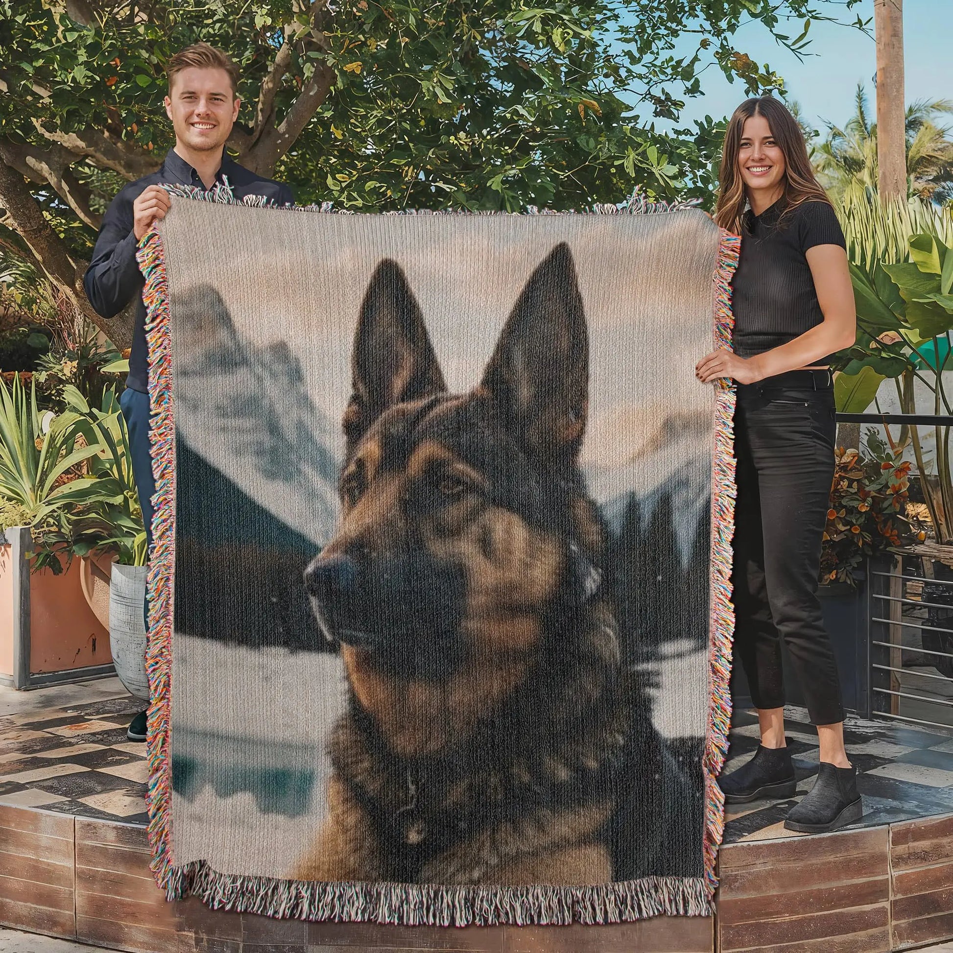 Personalized Photo Heirloom Blanket ShineOn Fulfillment