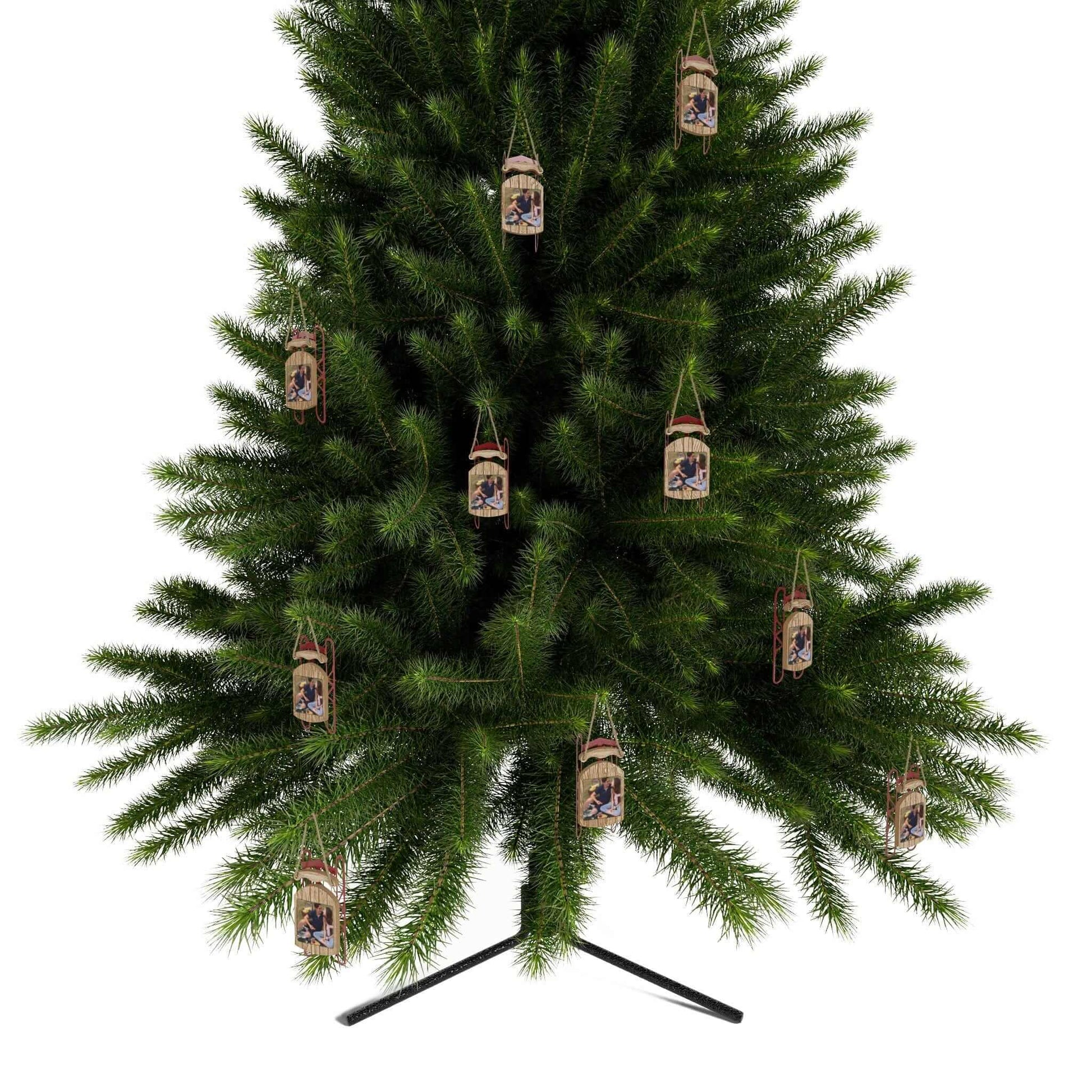 Personalized Sled Ornaments - Festive Holiday Decor