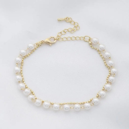 Sodajo Pearl Bead Bracelet