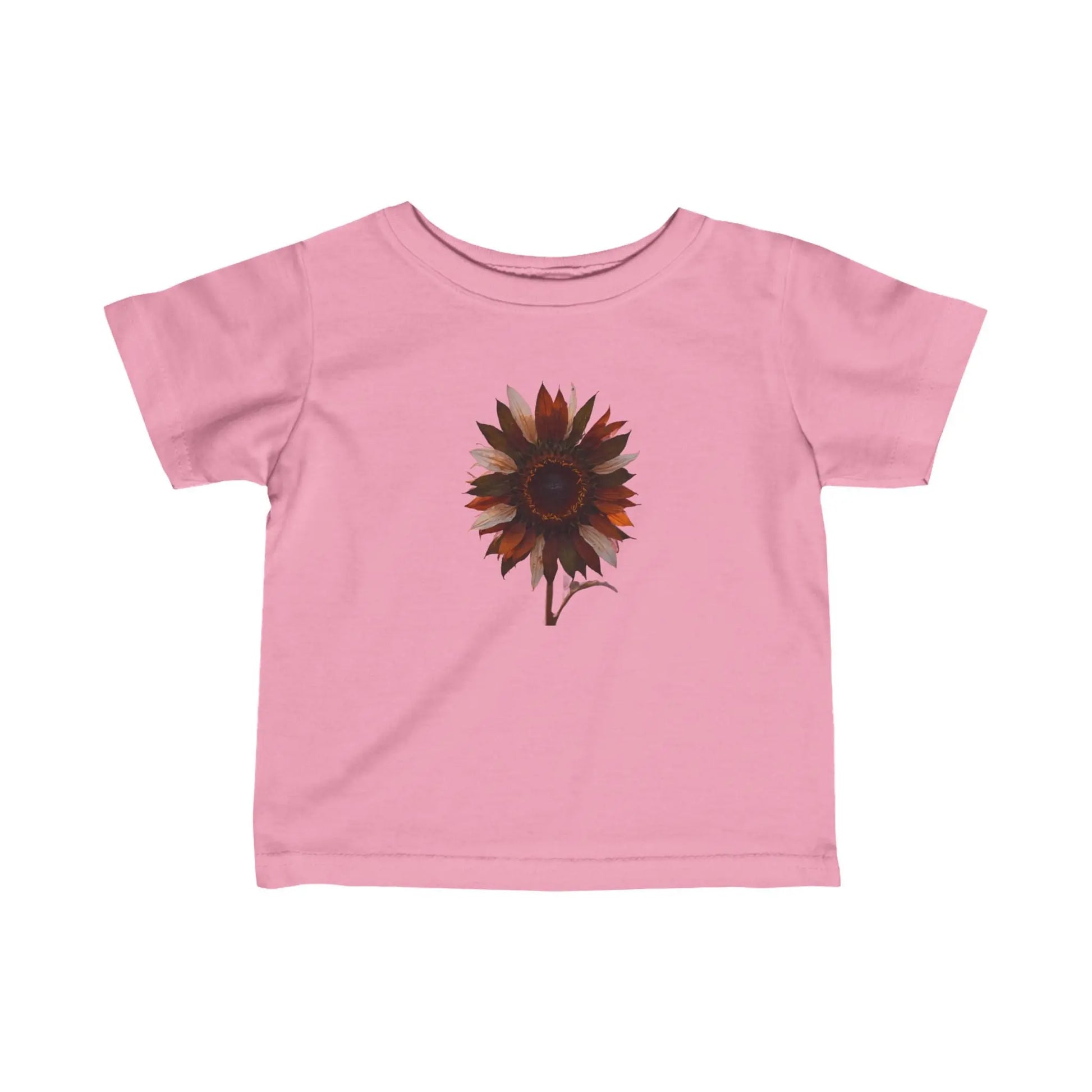 Pink / 6M Sunflower Infant Fine Jersey Tee: Comfort and Durability for Little Ones
