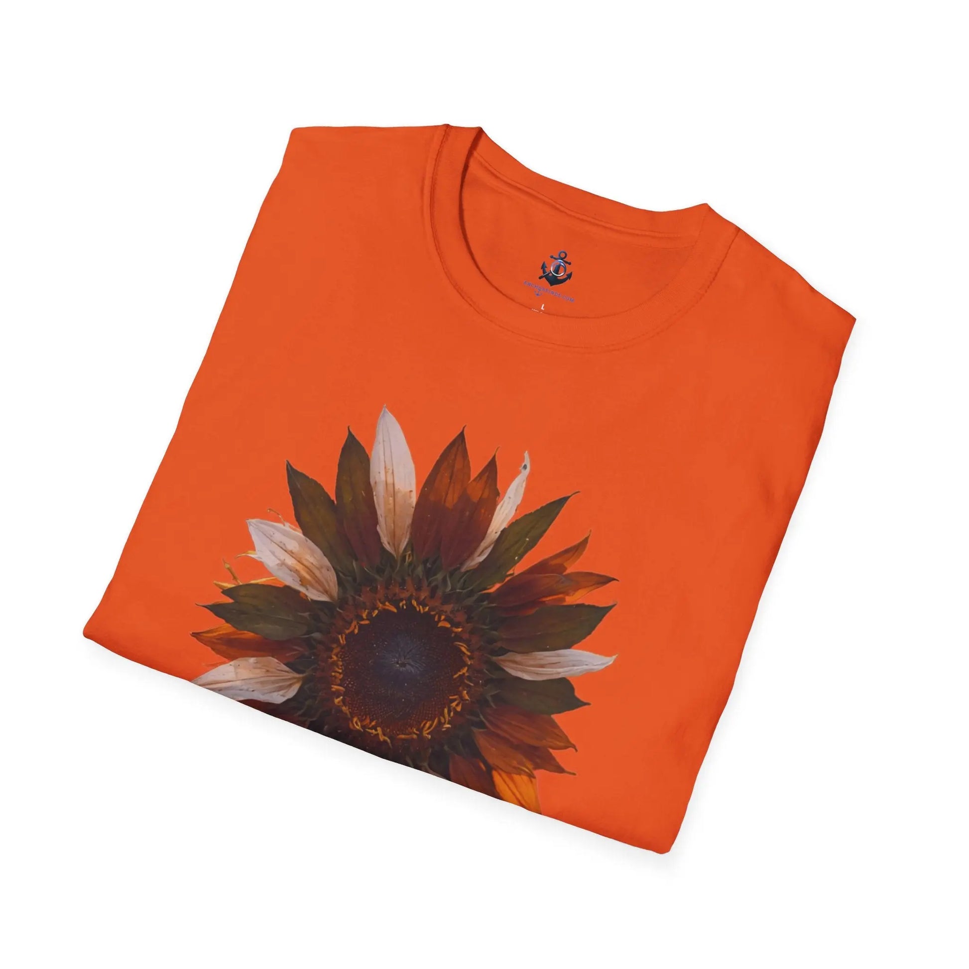 Orange / S Sunflower Unisex Softstyle T-Shirt: Effortless Comfort and Style