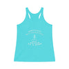 XS / Tri-Blend Tahiti Blue Surviving Motherhood One Prayer Women's Tri-Blend Racerback Tank