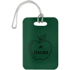 #1 Teacher / Forest #1 Teacher Luggage Bag Tags