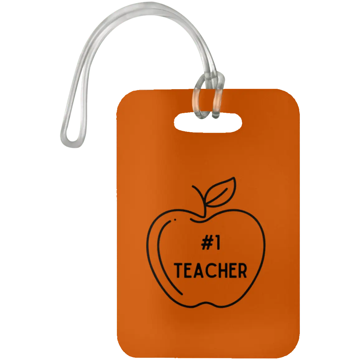 #1 Teacher Luggage Bag Tags