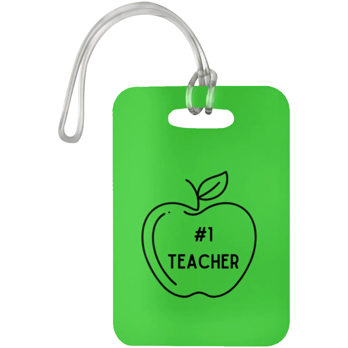 #1 Teacher / Kelly #1 Teacher Luggage Bag Tags