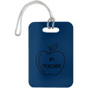 #1 Teacher Luggage Bag Tags