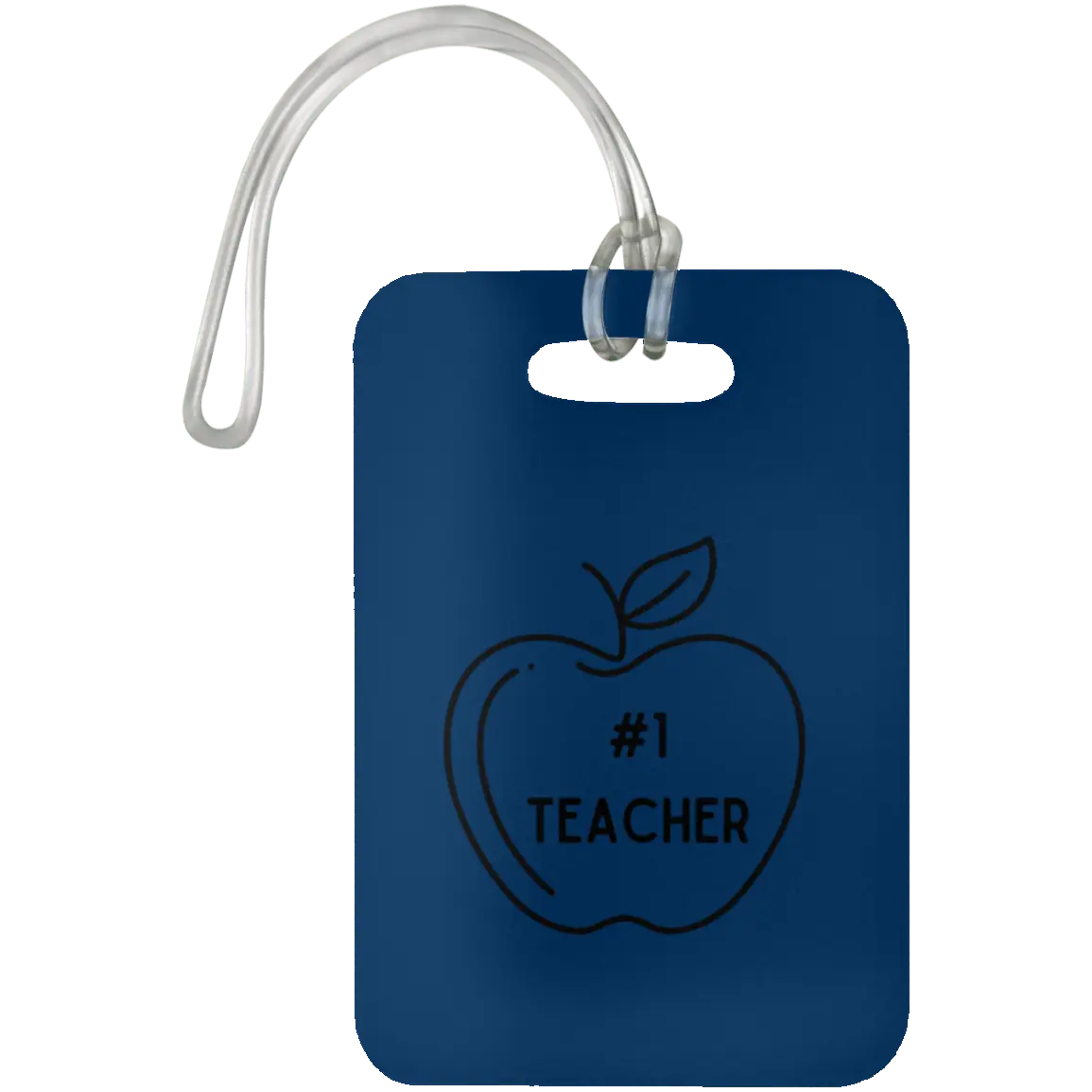 #1 Teacher Luggage Bag Tags