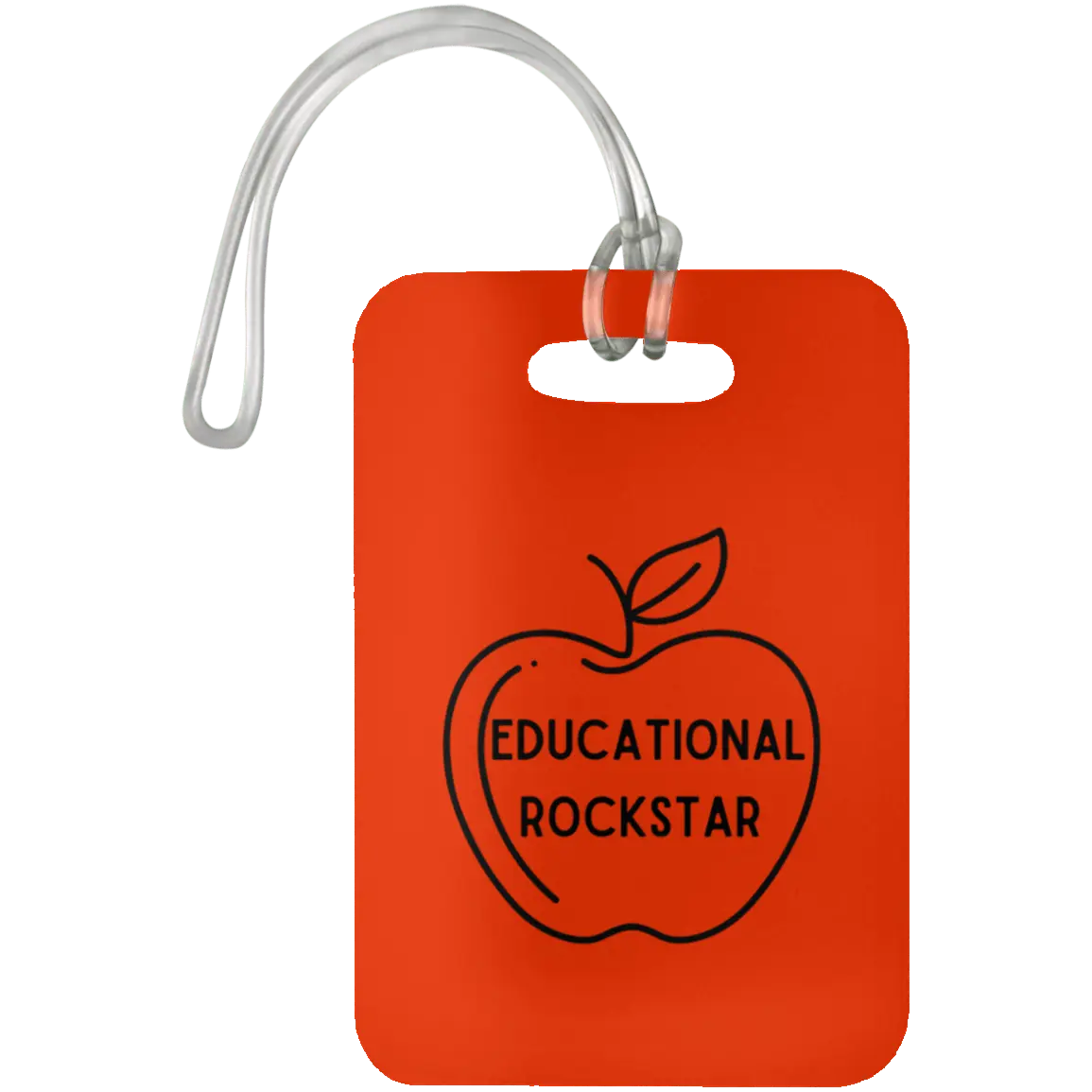 #1 Teacher Luggage Bag Tags