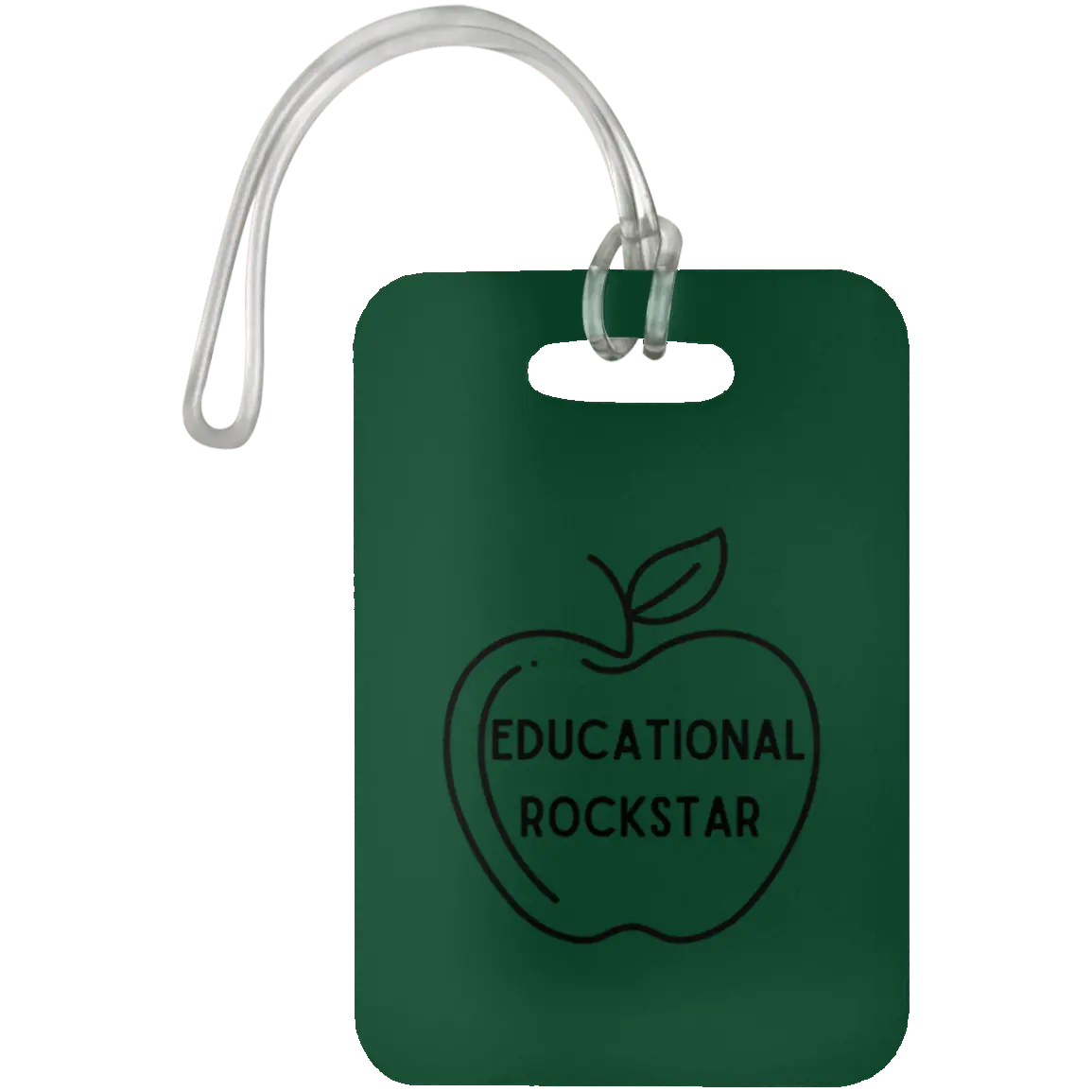 Educational Rockstar / Forest #1 Teacher Luggage Bag Tags