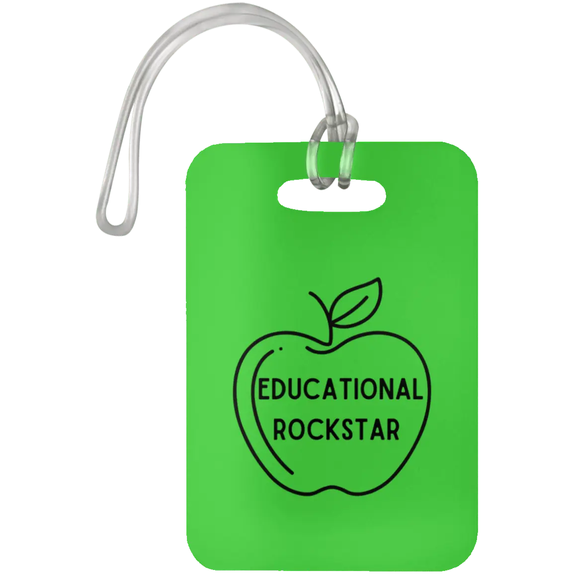 Educational Rockstar / Kelly #1 Teacher Luggage Bag Tags