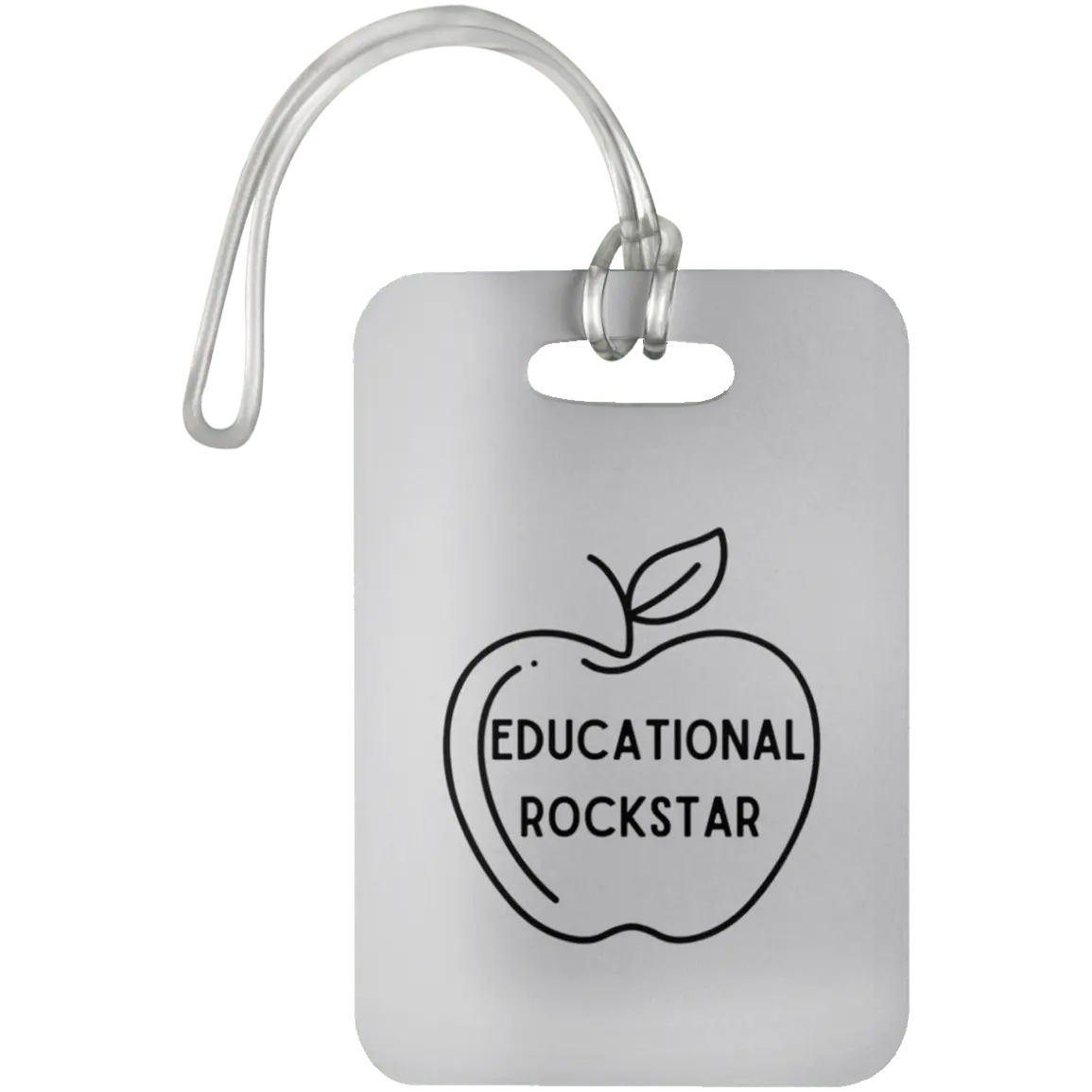 #1 Teacher Luggage Bag Tags