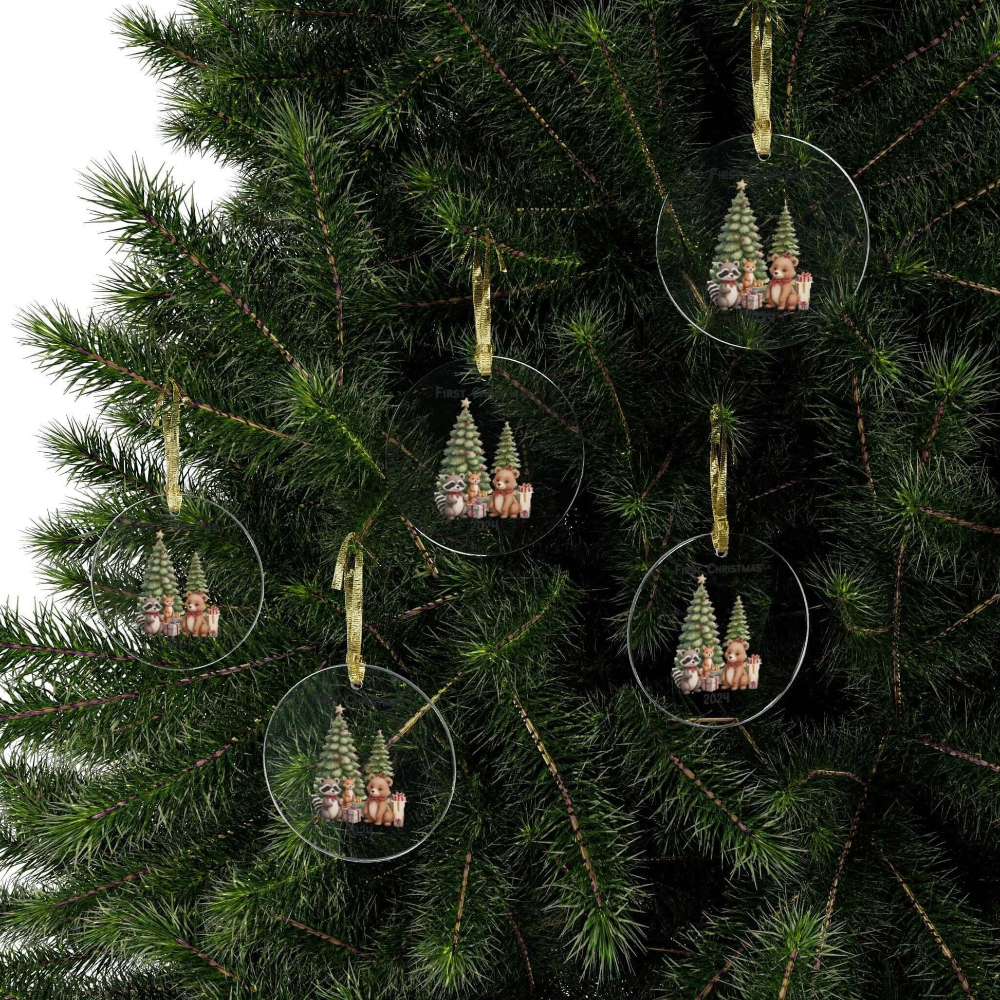 AnchorFinds.com Accessories 5 pcs Basic No Name/2025 Baby's First Christmas Acrylic Ornament