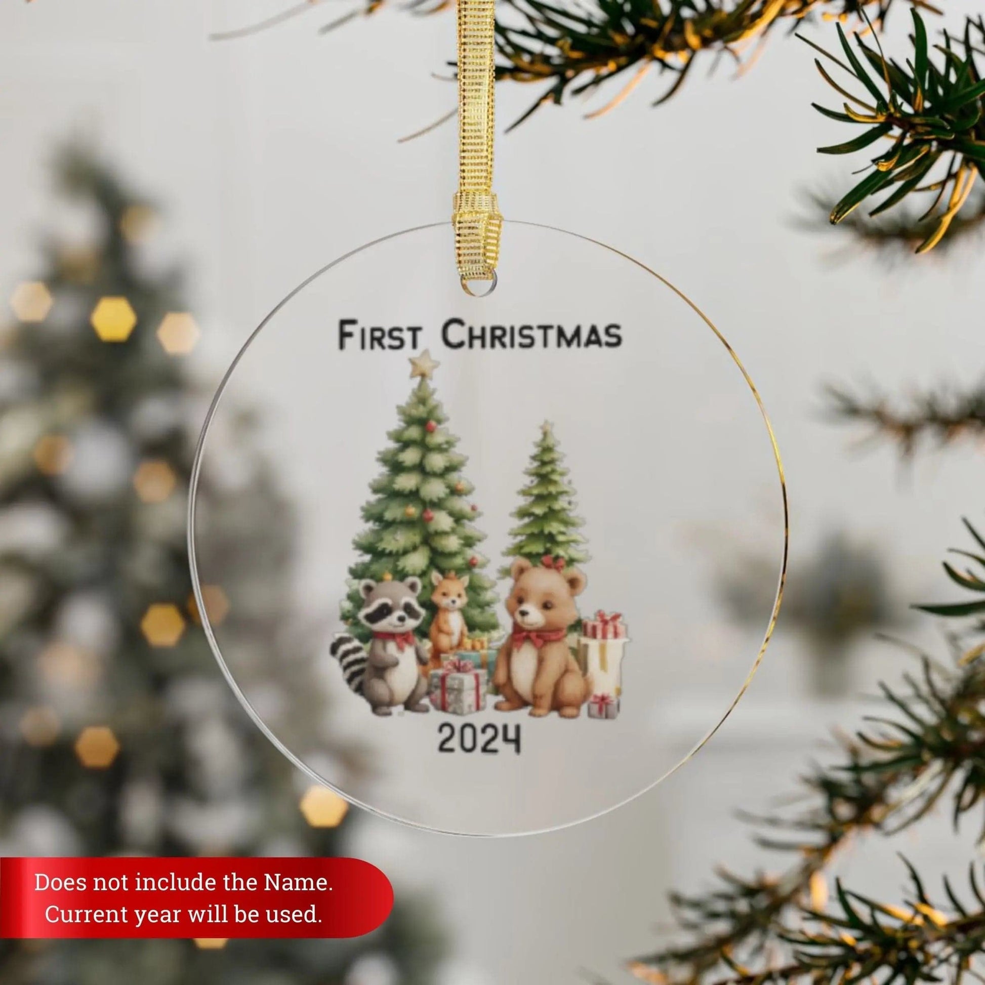 AnchorFinds.com Accessories Basic No Name/2025 Baby's First Christmas Acrylic Ornament