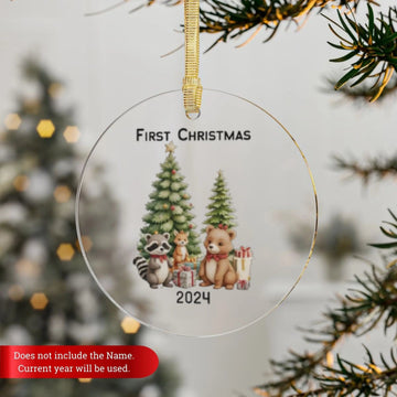 AnchorFinds.com Accessories Basic No Name/2025 Baby's First Christmas Acrylic Ornament