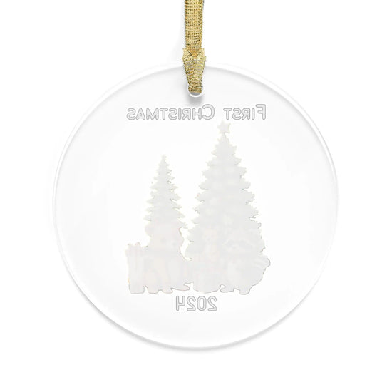 AnchorFinds.com Accessories Basic No Name/2025 Baby's First Christmas Acrylic Ornament
