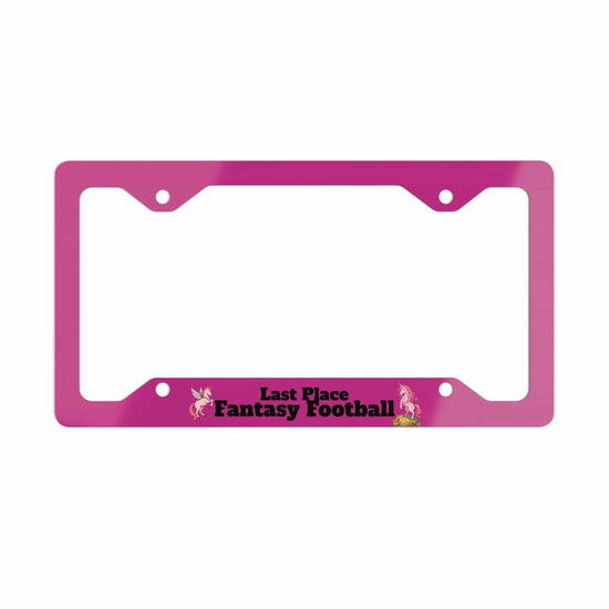 AnchorFinds.com Accessories Last Place Fantasy Football Metal License Plate Frame Fantasy Football Gifts