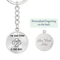AnchorFinds.com Accessories Silver / Yes Nurse Humor- The AMA form is this way Keychain