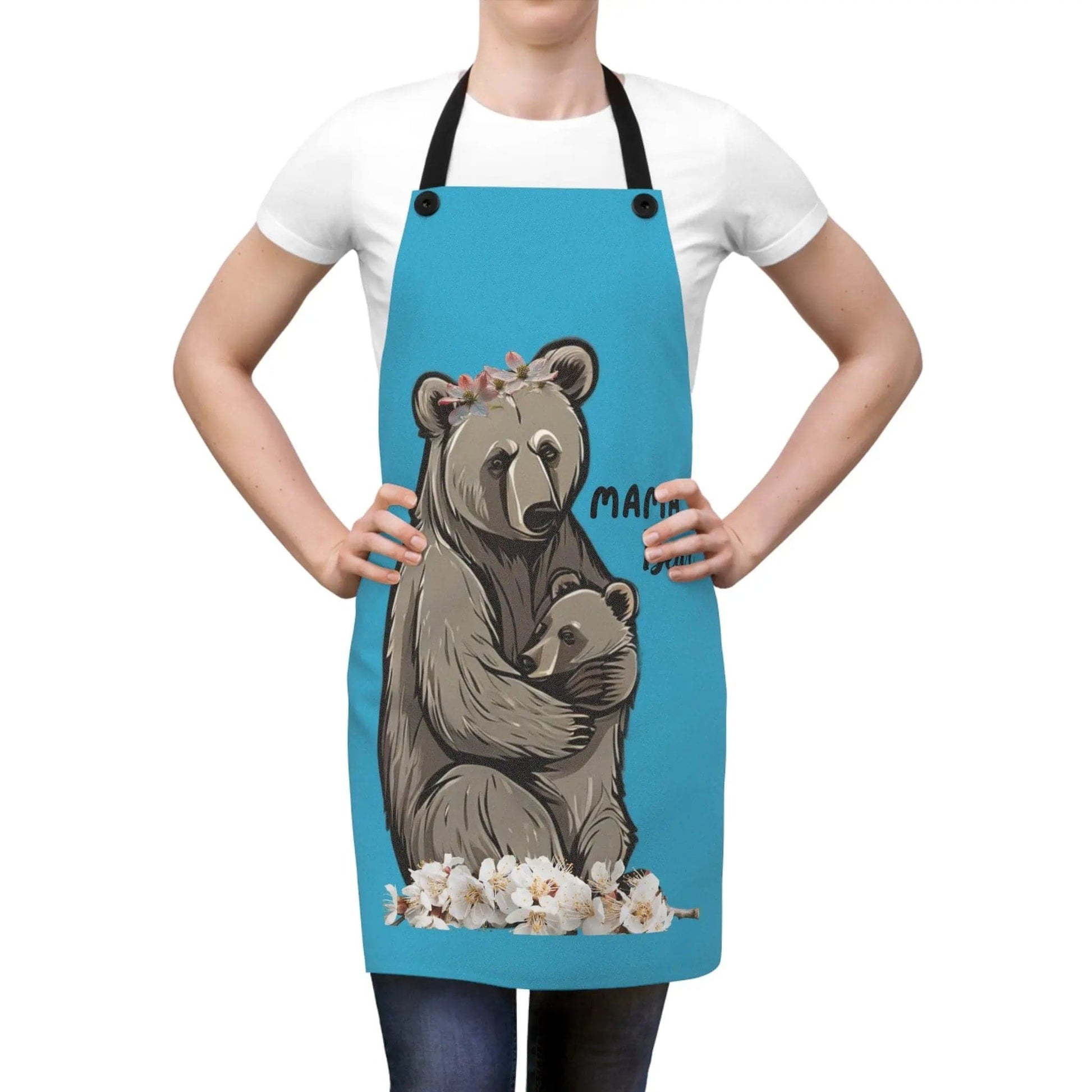 AnchorFinds.com Accessories Turquoise Mama Bear Apron