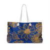 AnchorFinds.com Bags Blue Flower Weekender Bag: Your Perfect Travel Companion