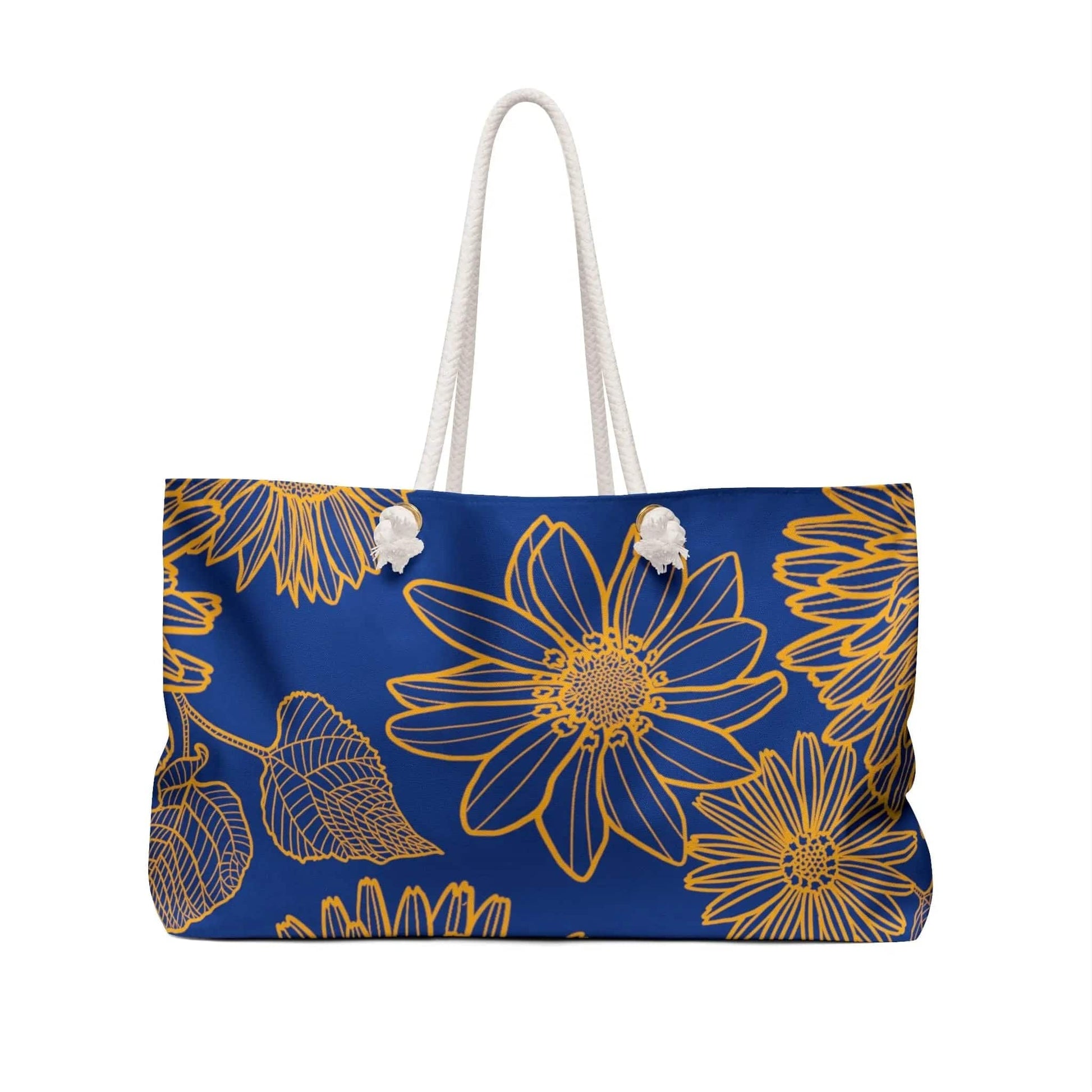 AnchorFinds.com Bags Blue Flower Weekender Bag: Your Perfect Travel Companion