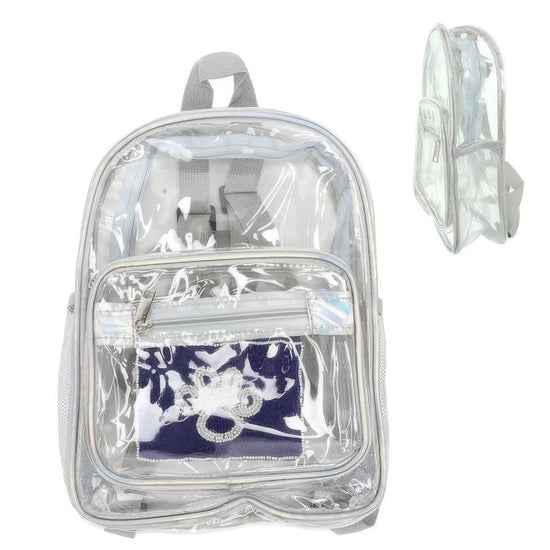 AnchorFinds.com Bags Clear Transparent Stadium Approved Backpack