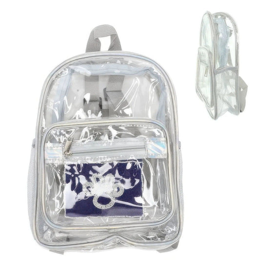 AnchorFinds.com Bags Clear Transparent Stadium Approved Backpack