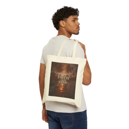 AnchorFinds.com Bags Faith Over Fear Canvas Tote: Style, Strength, and Inspiration