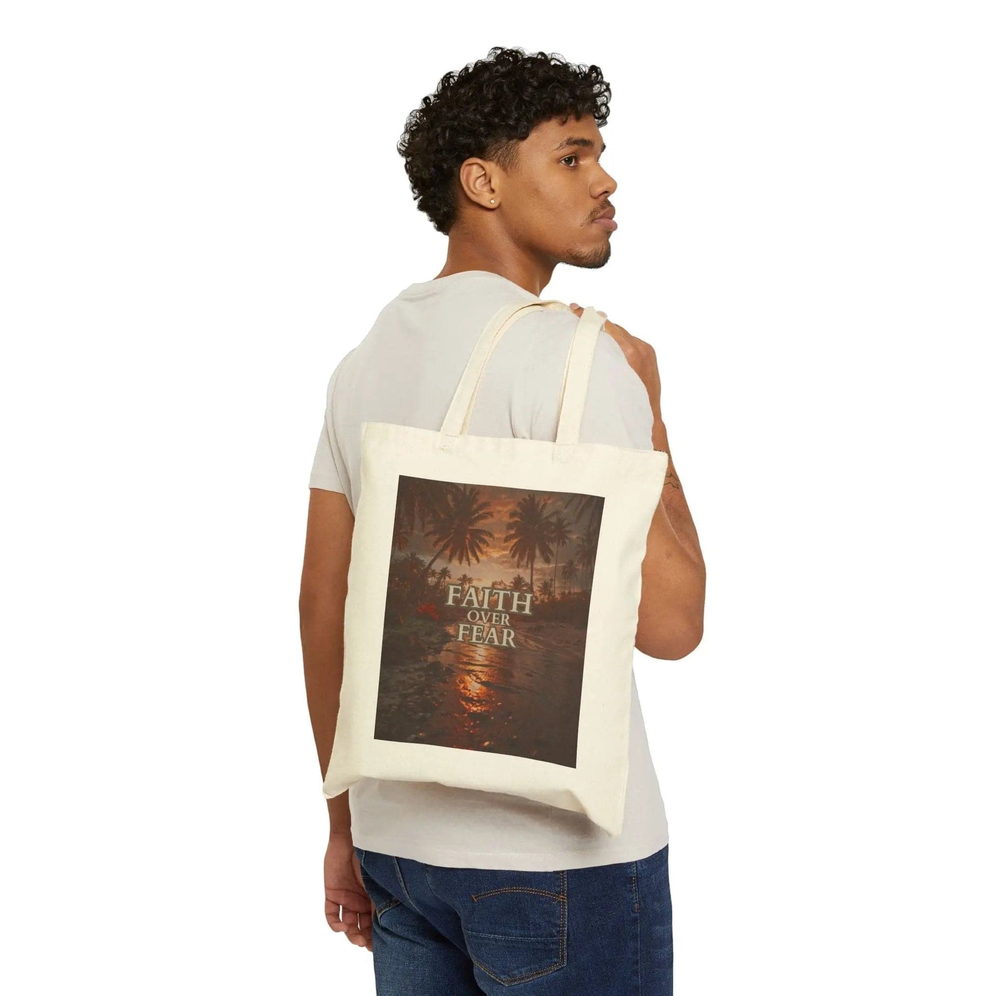 AnchorFinds.com Bags Faith Over Fear Canvas Tote: Style, Strength, and Inspiration