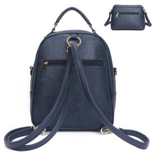 AnchorFinds.com Bags Gold 3in1 Cute Bear Design Handle Backpack W Crossbody And Wallet Set