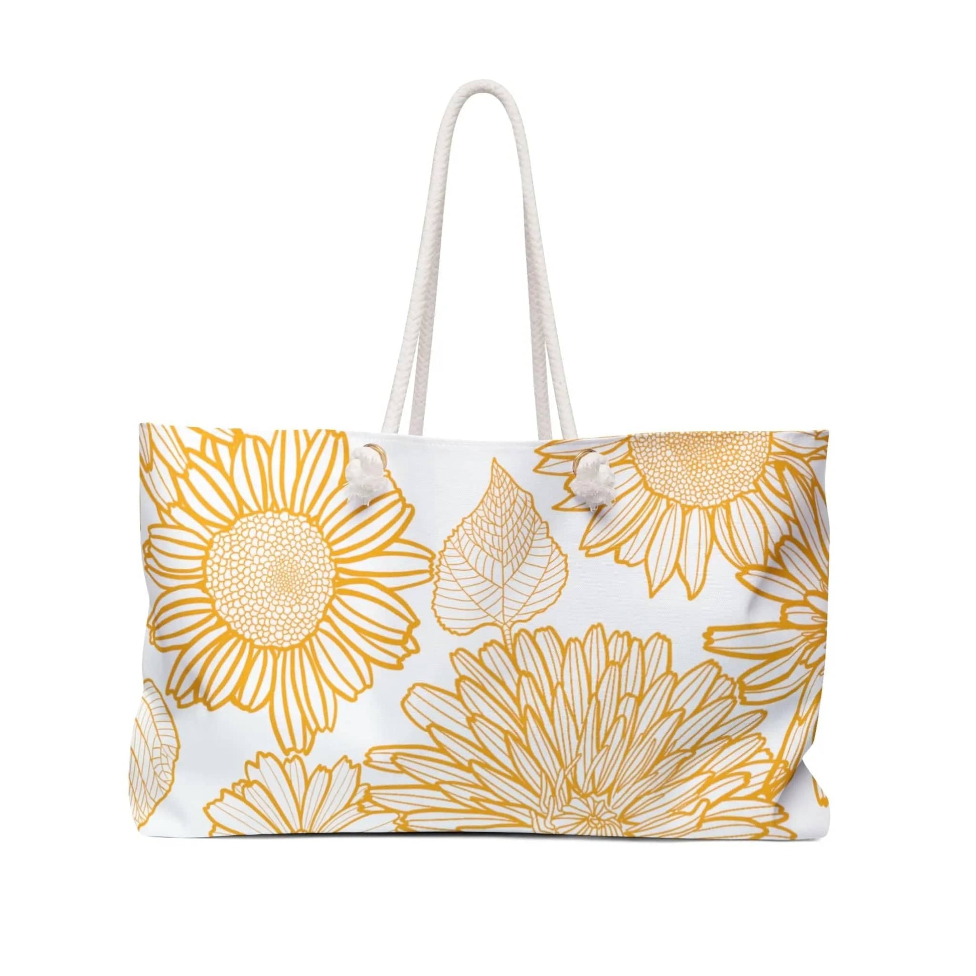 AnchorFinds.com Bags White Flower Weekender Bag: Your Perfect Travel Companion