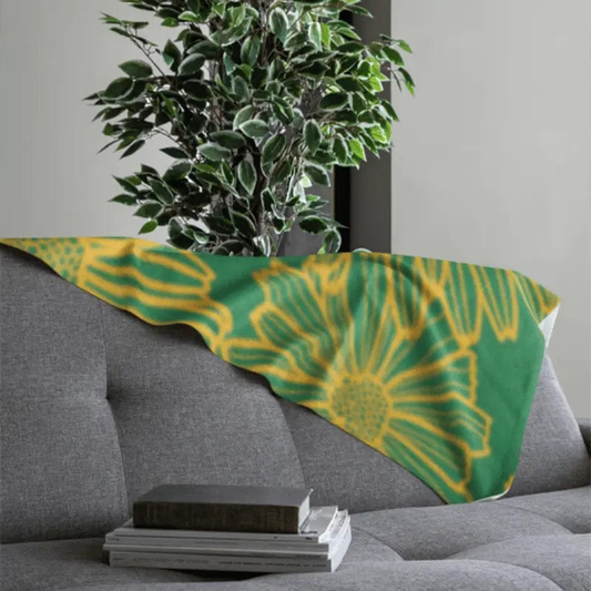 AnchorFinds.com Blankets Flower Mink Sherpa Blanket: Unparalleled Comfort Meets Stunning Design