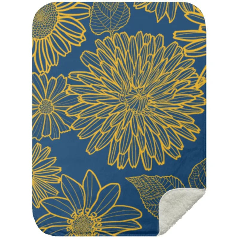 AnchorFinds.com Blankets Royal / Small 30X40 Flower Mink Sherpa Blanket: Unparalleled Comfort Meets Stunning Design