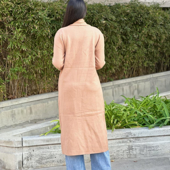 AnchorFinds.com Clover Fine Knit Midi Cardi Cardigan With Pockets