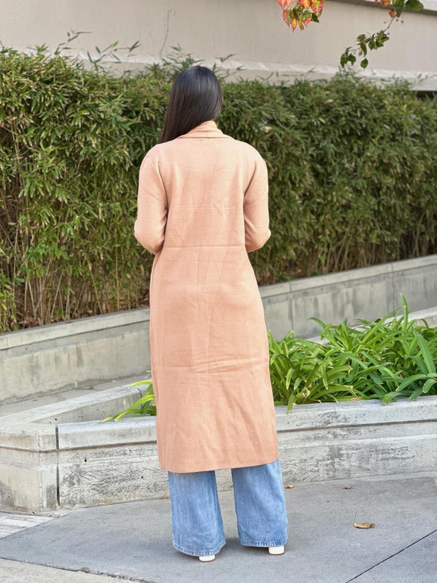 AnchorFinds.com Clover Fine Knit Midi Cardi Cardigan With Pockets
