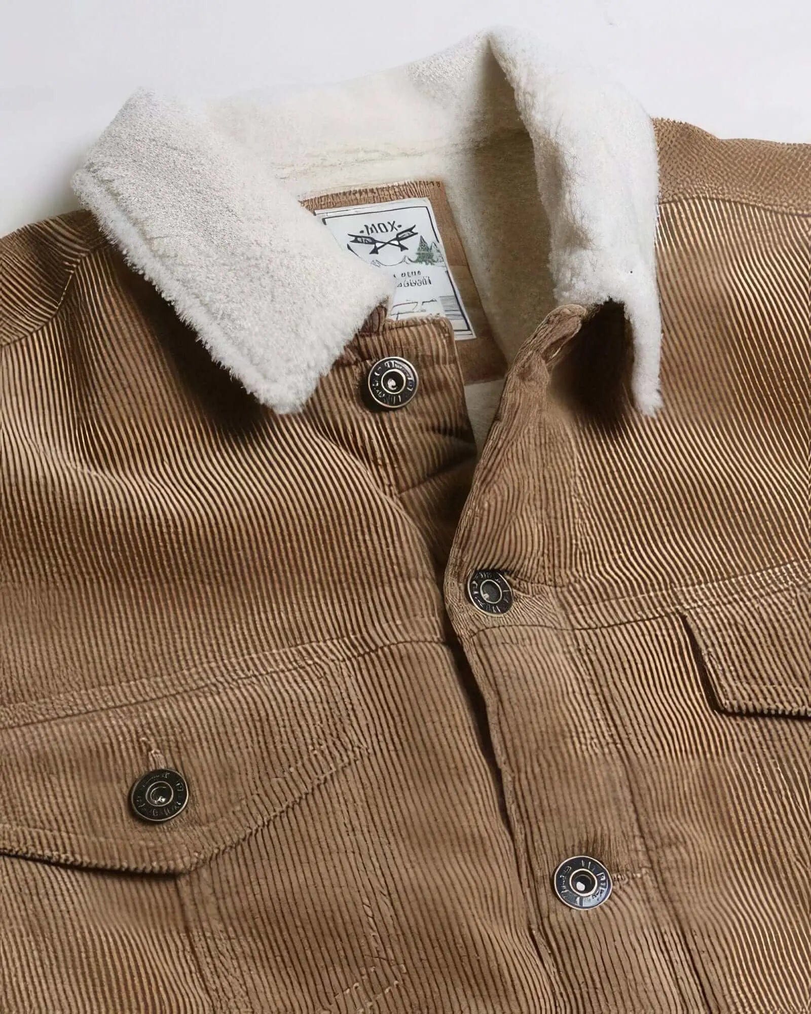 AnchorFinds.com Coats Casual Corduroy Lined Trucker Jacket: Timeless Elegance Meets Modern Comfort