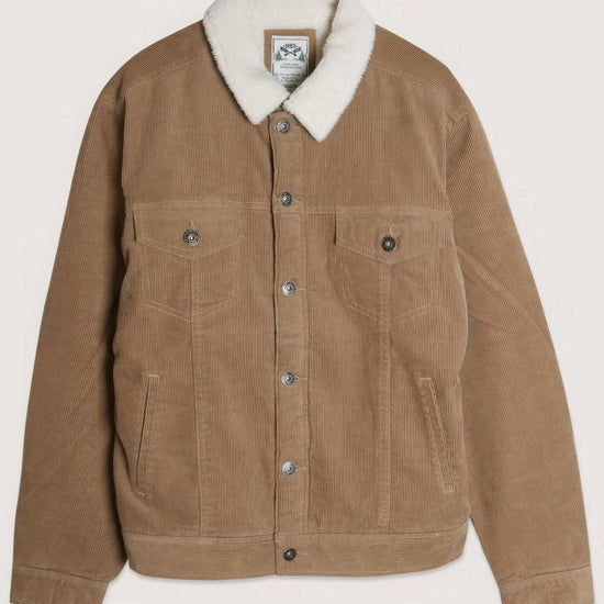 AnchorFinds.com Coats Casual Corduroy Lined Trucker Jacket: Timeless Elegance Meets Modern Comfort