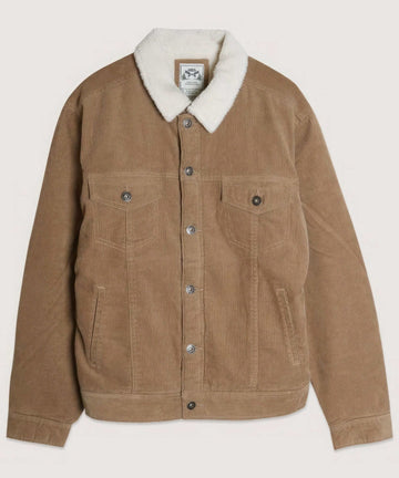AnchorFinds.com Coats Casual Corduroy Lined Trucker Jacket: Timeless Elegance Meets Modern Comfort