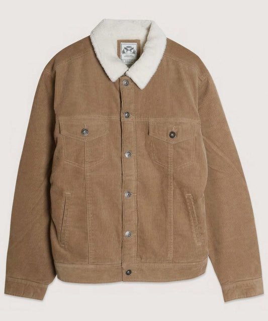 AnchorFinds.com Coats Casual Corduroy Lined Trucker Jacket: Timeless Elegance Meets Modern Comfort