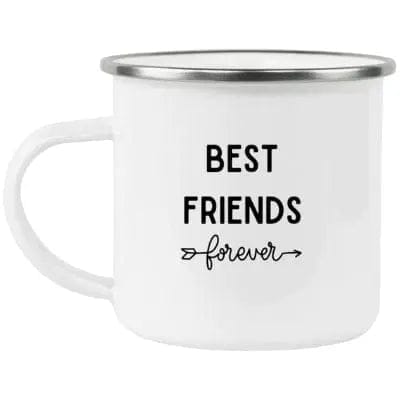 AnchorFinds.com Drinkware Best Friends Forever  Enamel Camping Mug