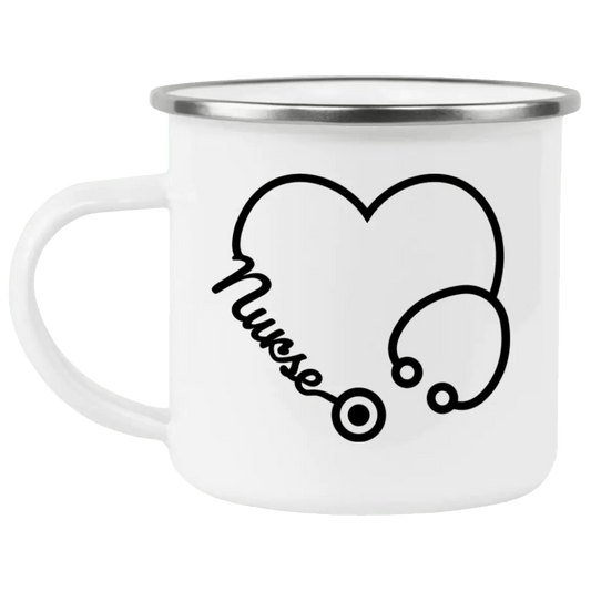 AnchorFinds.com Drinkware Nurse Love Enamel Camping Mug