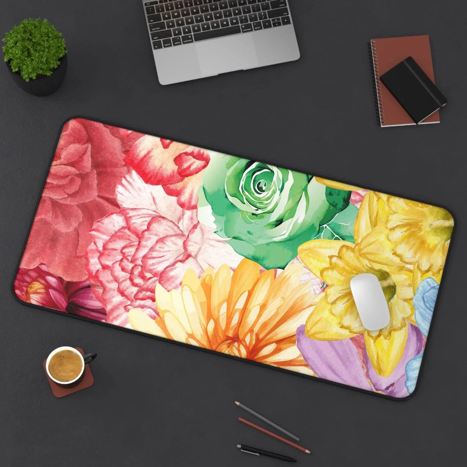 AnchorFinds.com Home Decor 15.5" × 31" Botanical Garden Desk Mat: Elevate Your Workspace with Nature's Elegance