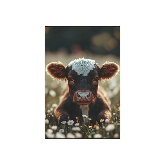 AnchorFinds.com Home Decor 24" x 36" (Vertical) / 0.12'' Highland Calf on Metal Art Sign