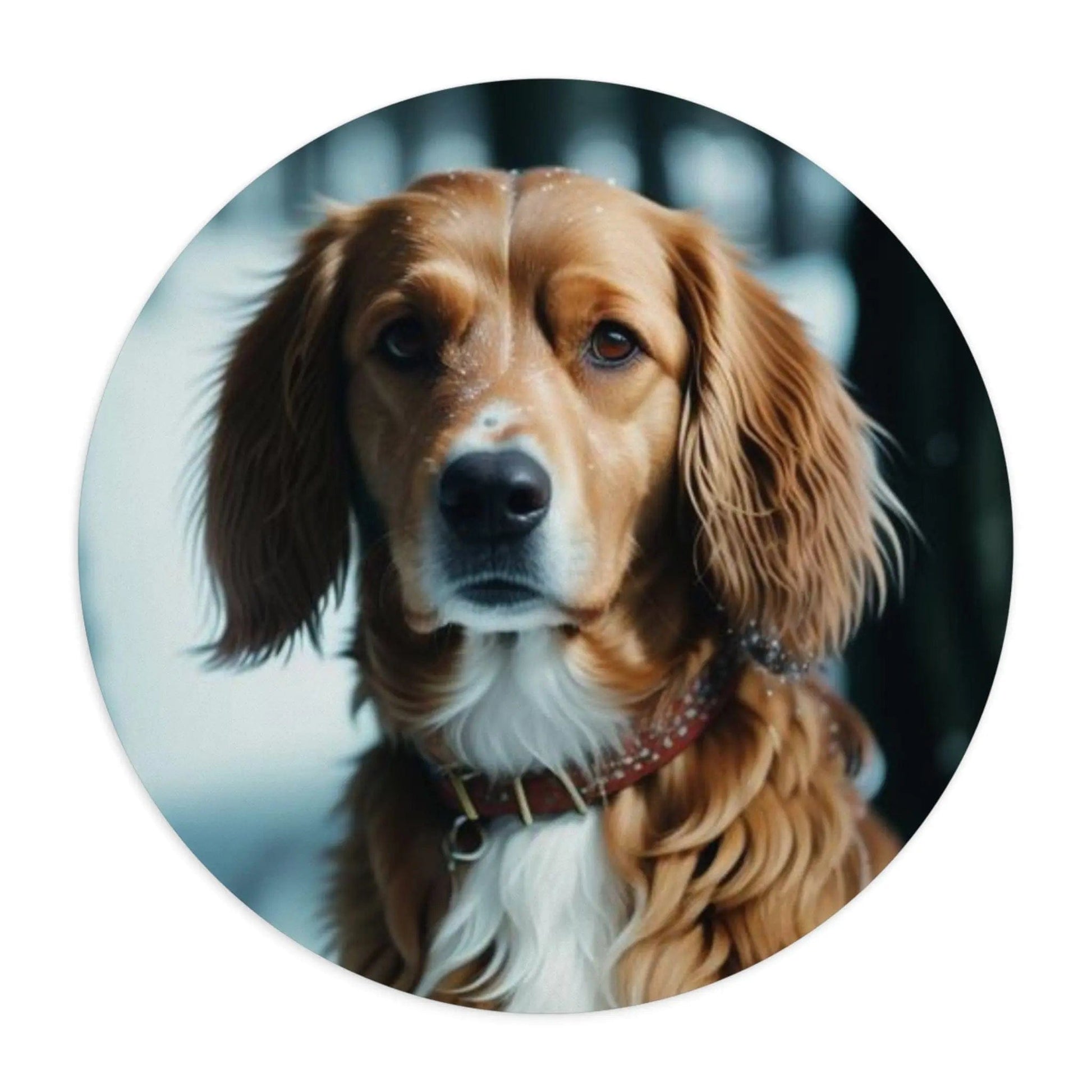 AnchorFinds.com Home Decor Cocker Spaniel 2 / Round Dog Lovers Mouse Pad: Unleash Your Love for Dogs!