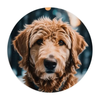 AnchorFinds.com Home Decor Golden Doodle / Round Dog Lovers Mouse Pad: Unleash Your Love for Dogs!