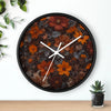 AnchorFinds.com Home Decor Pressed Leaves Wall Clock