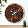 AnchorFinds.com Home Decor Pressed Leaves Wall Clock